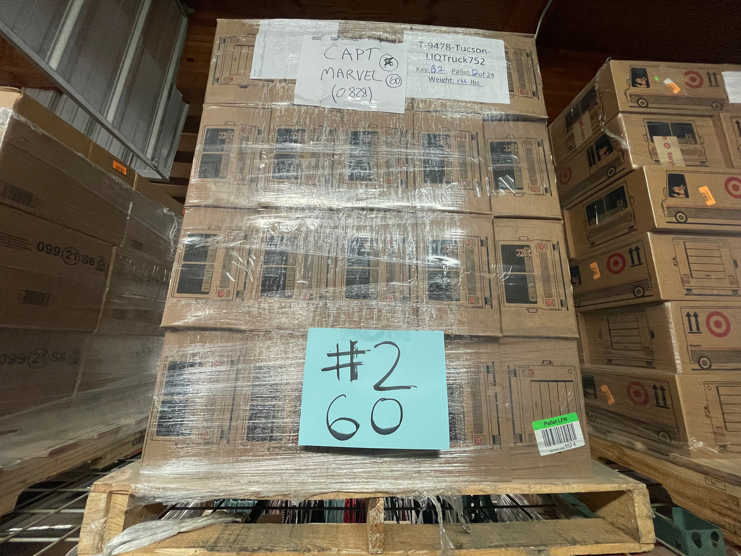 LOT #2 Funko Pop Captain Marvel (Quantity 60) Retail $1140! Pickup Only!