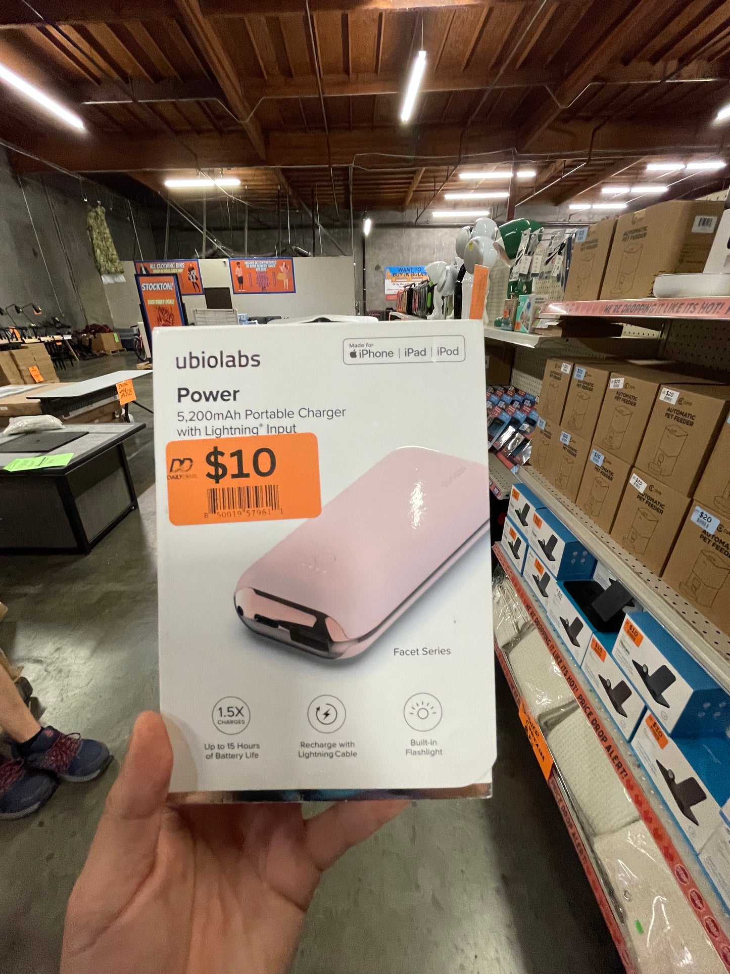 Ubiolabs Portable Charger with Lightning Port Iphone Ipad Ipod