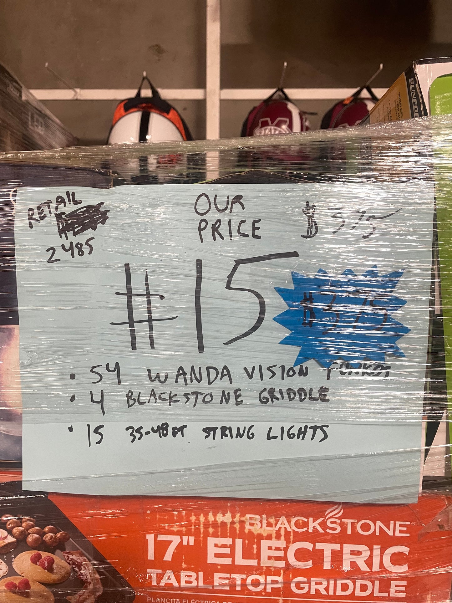 LOT #15 Mix of Blackstone Griddles, Funko Pop, Costco String Lights (Retail $2485) Pickup Only