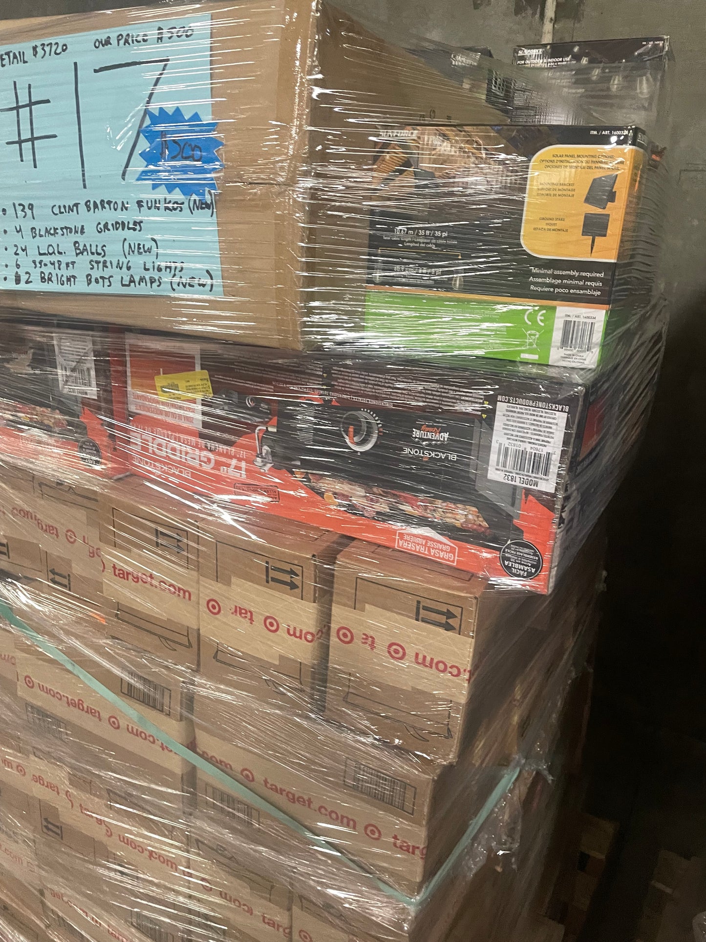 LOT #17 Mix of Blackstone Griddles, L.O.L. Dolls, Funko Pop, Costco String Lights, Bright Bots (Retail $3720) Pickup Only!
