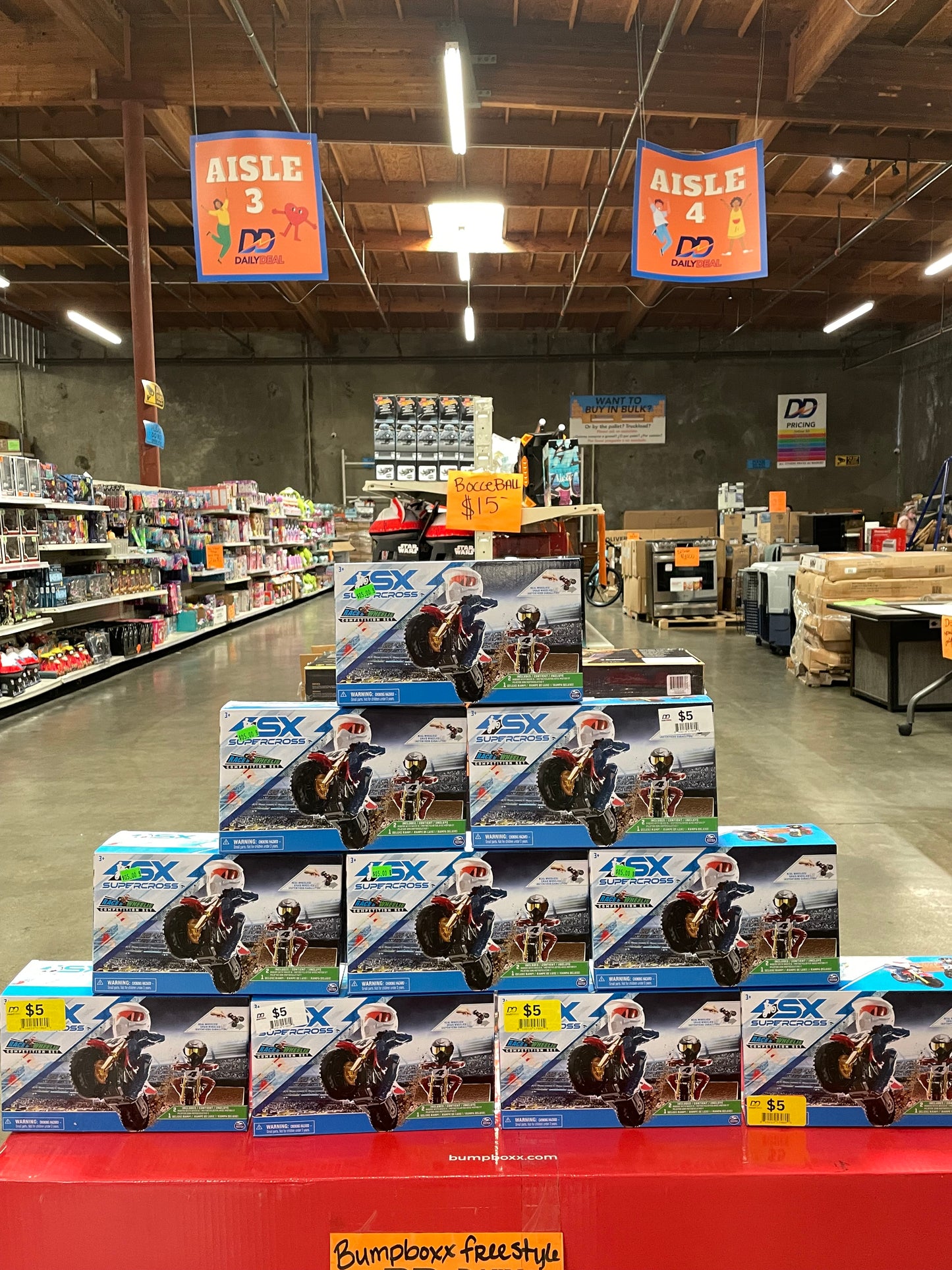 LOT of 10! Supercross Race & Wheelie Competition Set w/ Ricky Carmichael and Ken Roczen
