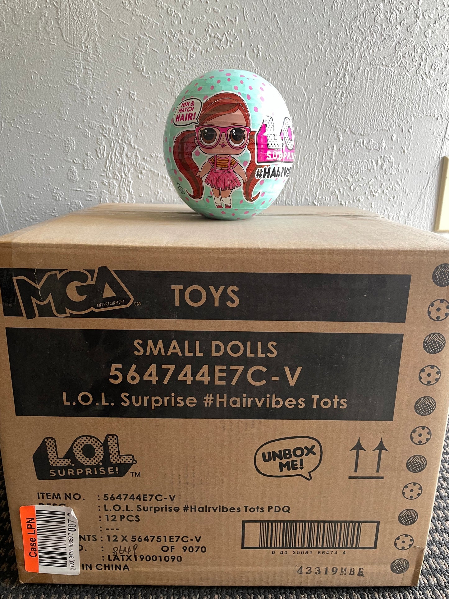 CASE PACK of 12! L.O.L Surprise Dolls HairVibes