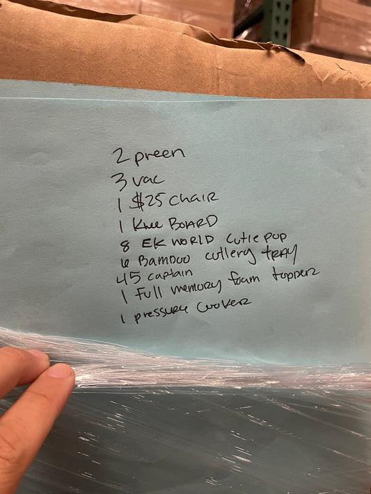 LOT #42 Vaccuum, Office Chair, Organizers, WIDE MIX (Retail $1835)