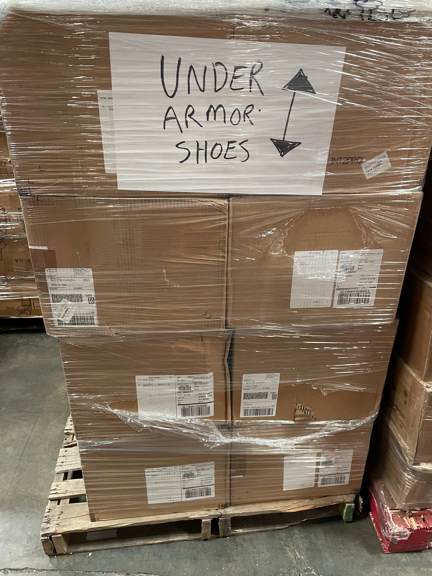 LOT #35 Under Armour Charged Assert 9 4E Running Shoes Black (Quantity 144. Retail $8640) PICKUP ONLY!