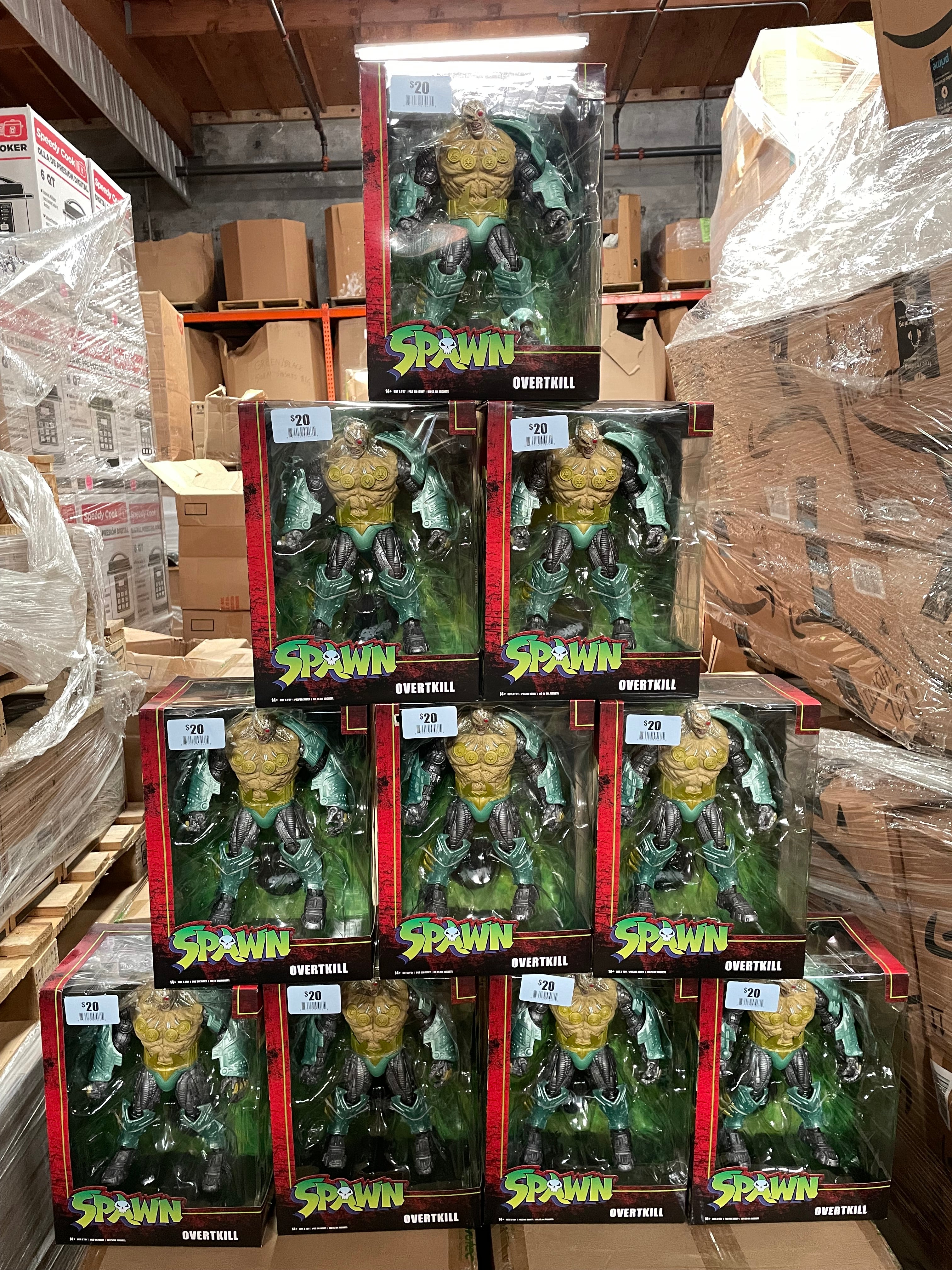 LOT OF 10 Spawn Overtkill Figures – DailyDeal Wholesale